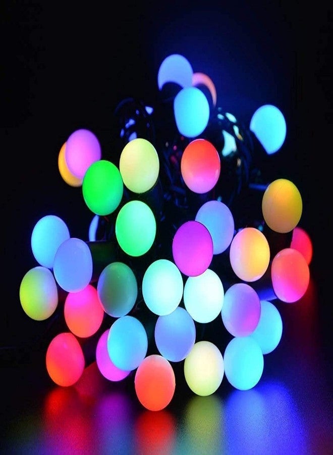 Litehom أضواء زينة لايت هوم بطول 3 أمتار و16 مصباح LED، أضواء خرافية تعمل بالكهرباء، أضواء زينة منزلية لعيد ديوالي وعيد الميلاد (16 كرة LED متعددة الألوان) - Image 4
